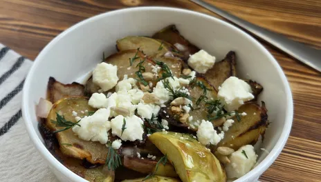 Dill Roasted Kohlrabi