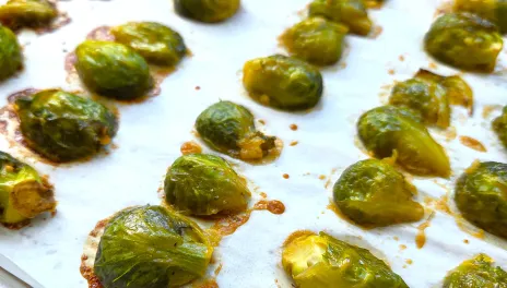 Roasted Maple Dijon Brussels Sprouts