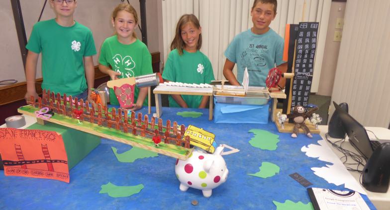 rube goldberg project done by 4H youth