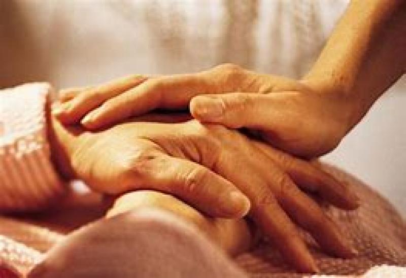 caregiver caring hands