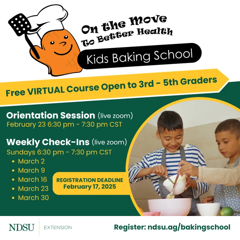 Virtual Baking School through NDSU Extension