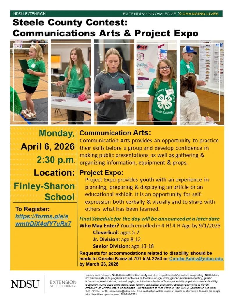 Steele County Comm Arts & Project Expo