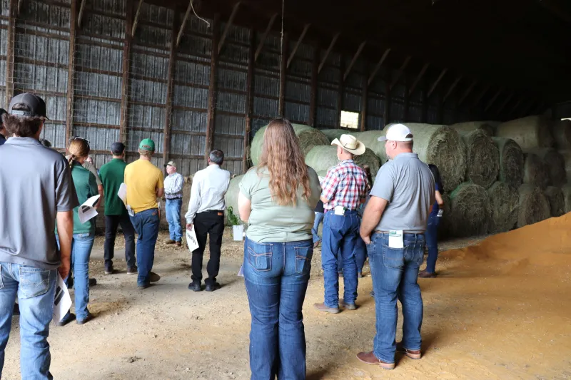 Dr. James Rogers talks about hay quality.