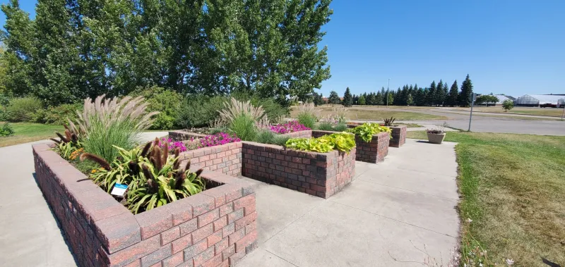 Adaptive garden at NDSU Gardens