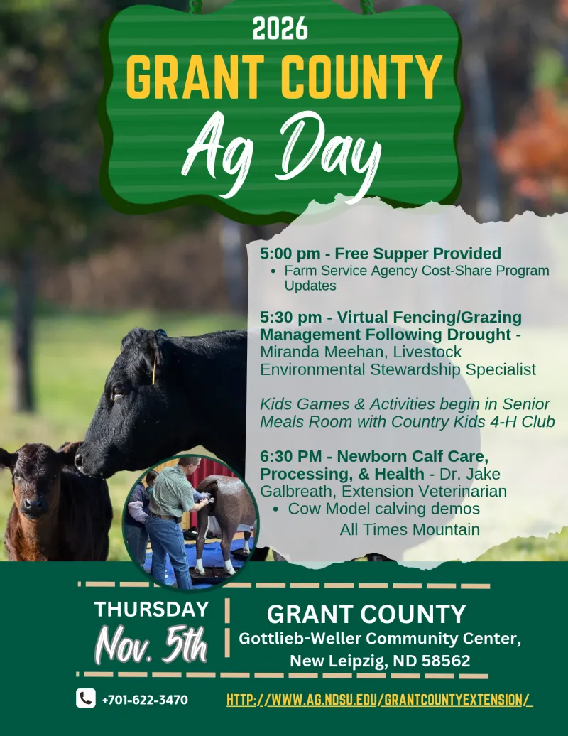 Grant County Ag Day flyer