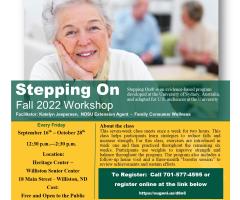 Stepping On - Fall 2022 Workshop Flyer