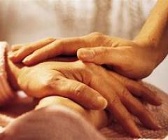 caregiver caring hands