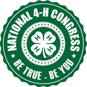 National 4-H Congress - Be True Be You logo