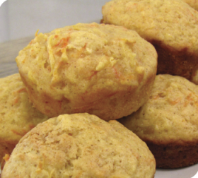Carrot Muffins (Egg-free)