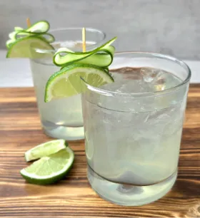 Aloe Spritz non-alcoholic drink