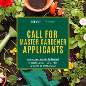 Call for Master Gardener Applicants