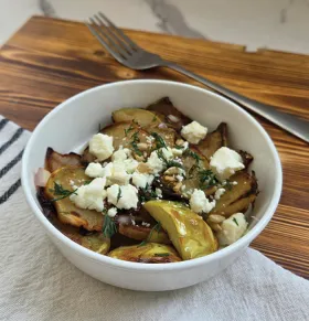 Dill Roasted Kohlrabi
