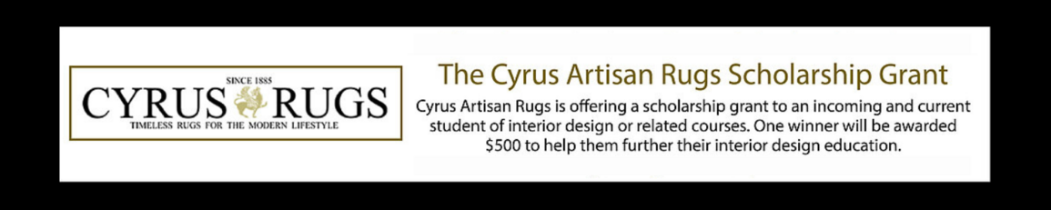Cyrus Rugs Scholarship Banner