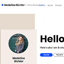 Madeline Bichler portfolio.  Click to view website.
