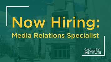 Now Hiring: Media Relations Specialist