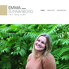 Emma Sunnarborg portfolio.  Click link to view website.