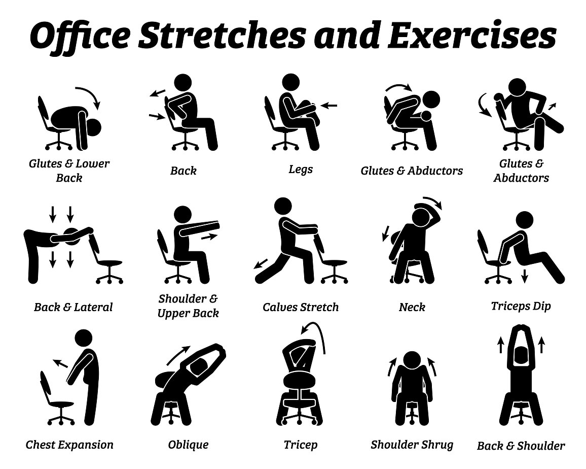 Office Exercises and Stretches