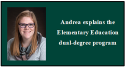 Andrea explains Elementary Education