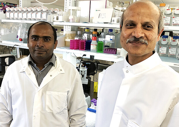 photo of Dr. Sathish Venkatachalem and Dr. Sanku Mallik