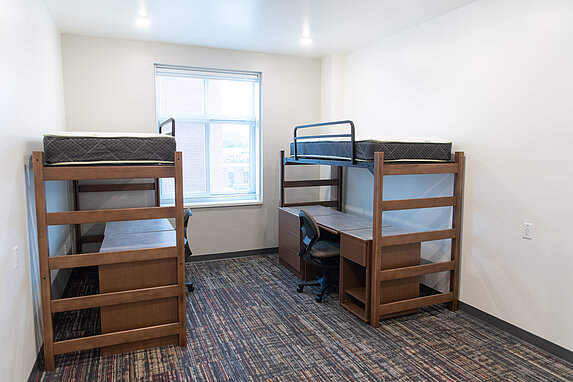 Beds Linens And Lofts Residence Life, Dorm Loft Bed Headboard
