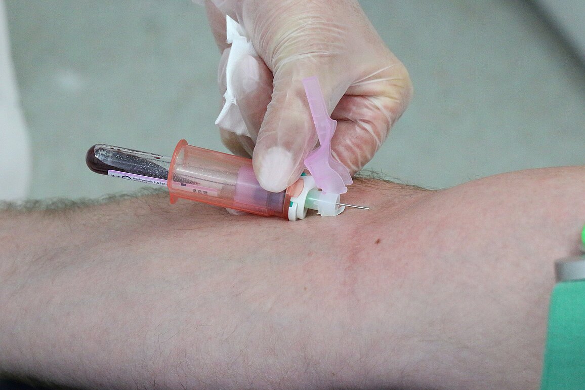 image of a blood draw