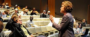 instructor in classroom