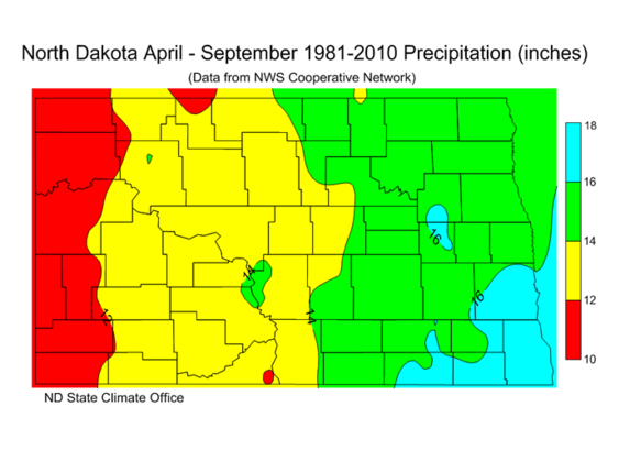 April-September Precipitation (1981-2010)
