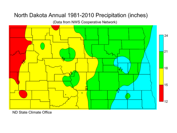 Annual Precipitation (1981-2010)