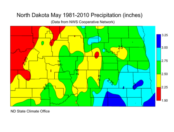 May Precipitation (1981-2010)