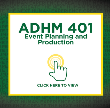 ADHM 401: Event Planning & Production