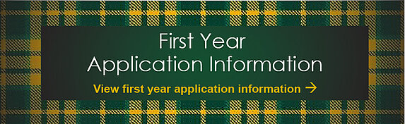 First Year Application Information graphic, click for link.