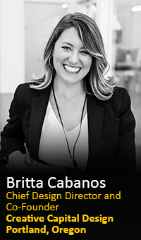 Britta Cabanos, Chief Design Director and Co-Founder, Creative Capital Design Portland Oregon photo