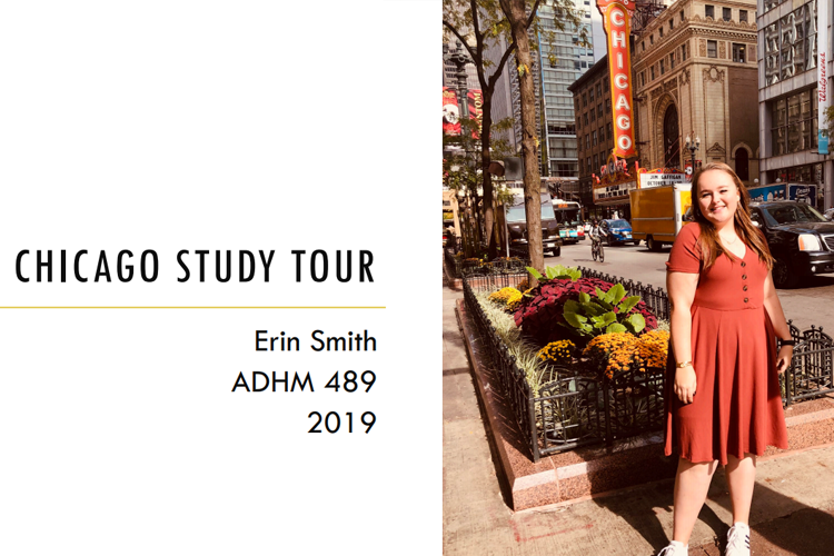 Erin Smith Chicago Study Tour Photo Click for Link to Photo Journal