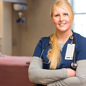 image of nursing student