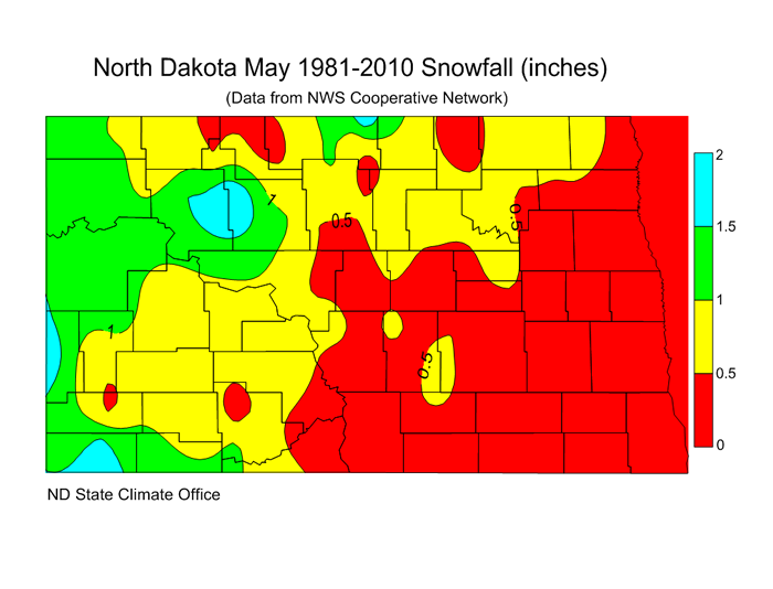 Snow North Dakota State Climate Office NDSU