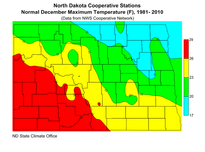High Temperature North Dakota State Climate Office NDSU