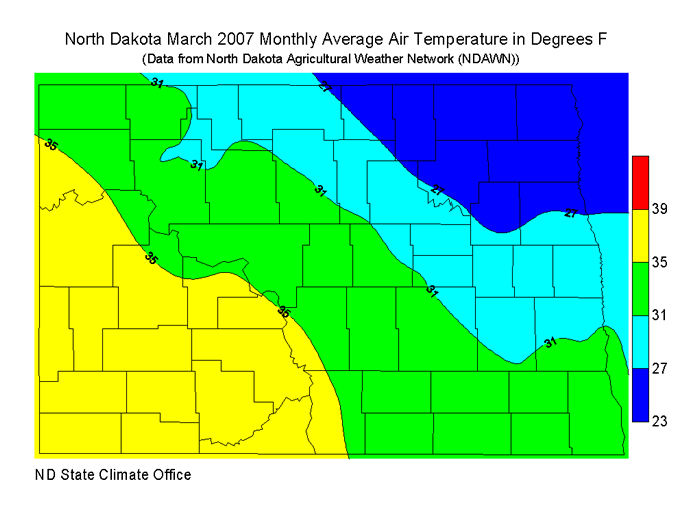 2007 North Dakota State Climate Office NDSU