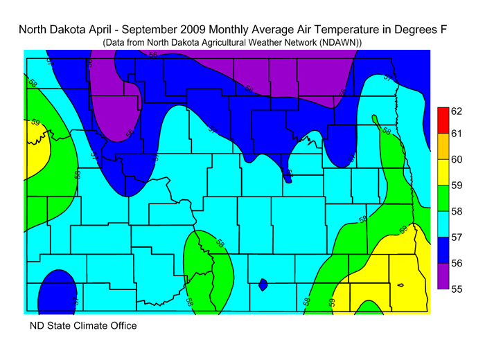 2009 North Dakota State Climate Office NDSU