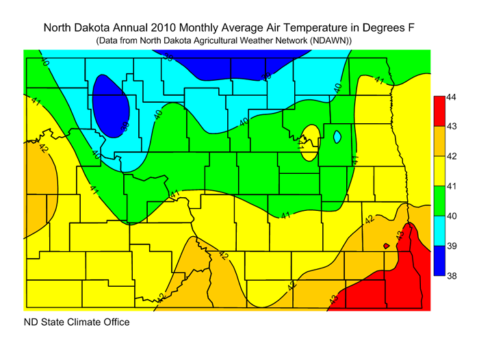 2010 North Dakota State Climate Office NDSU