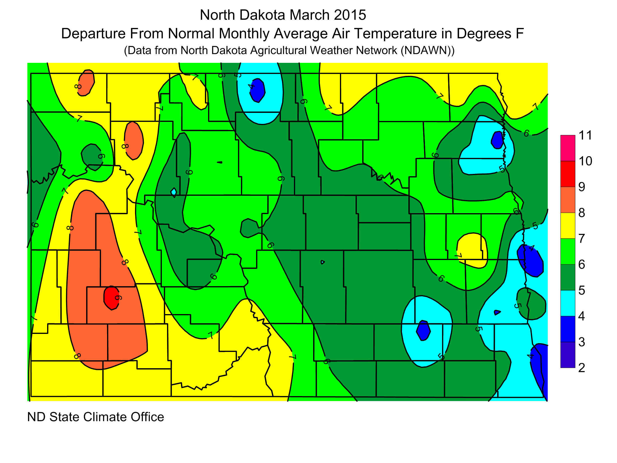 2015 North Dakota State Climate Office NDSU