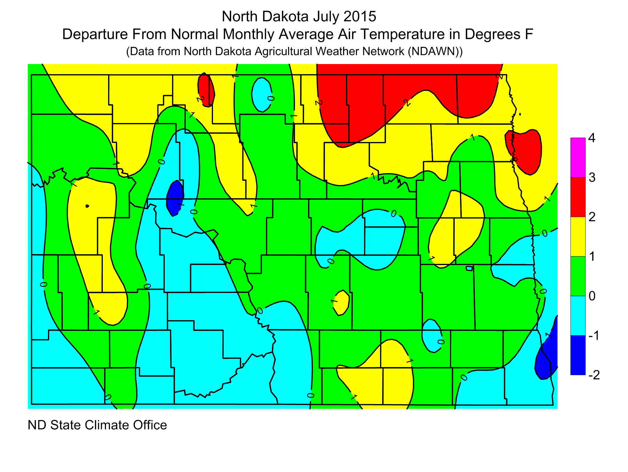 2015 North Dakota State Climate Office NDSU