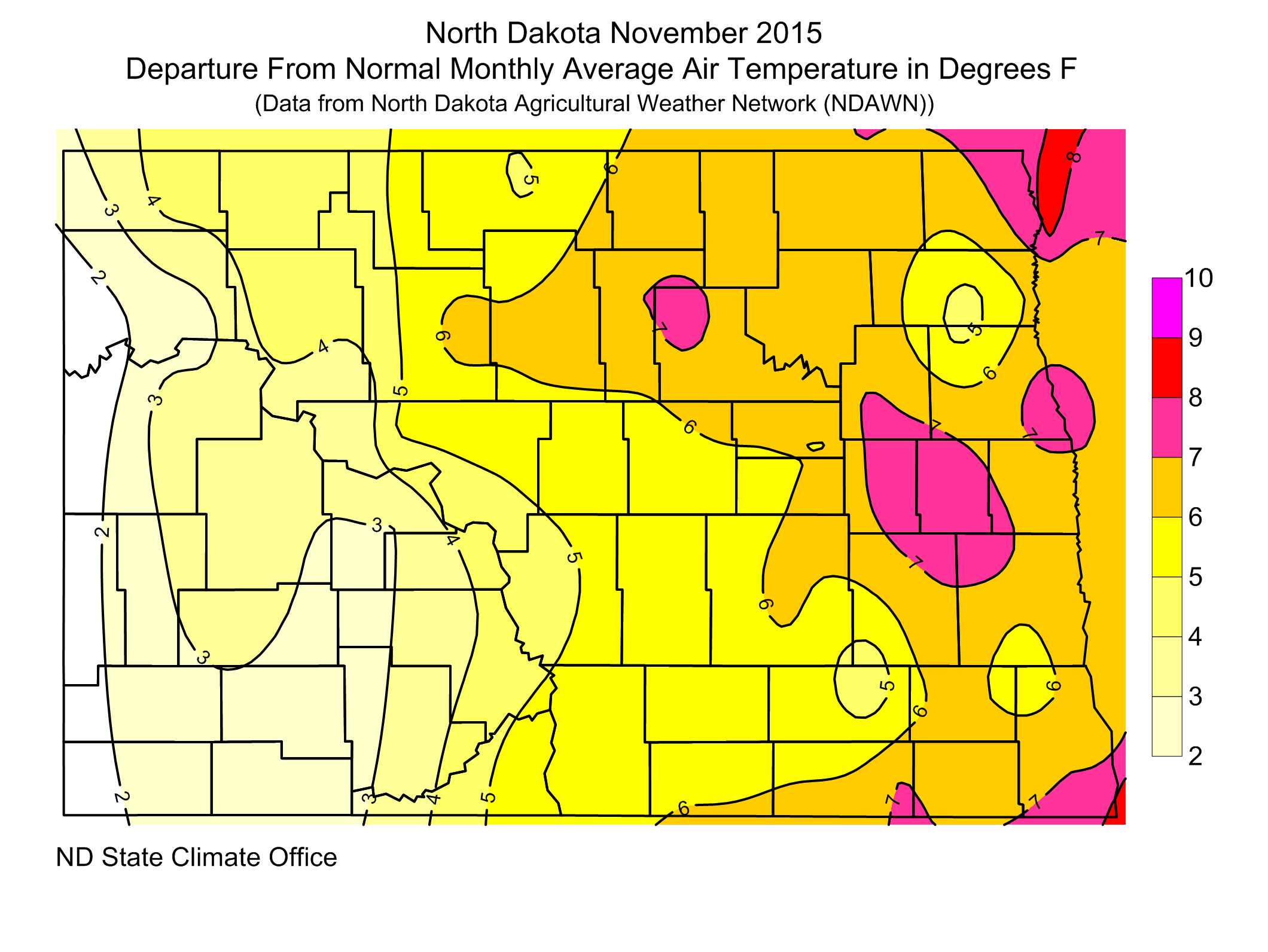 2015 North Dakota State Climate Office NDSU