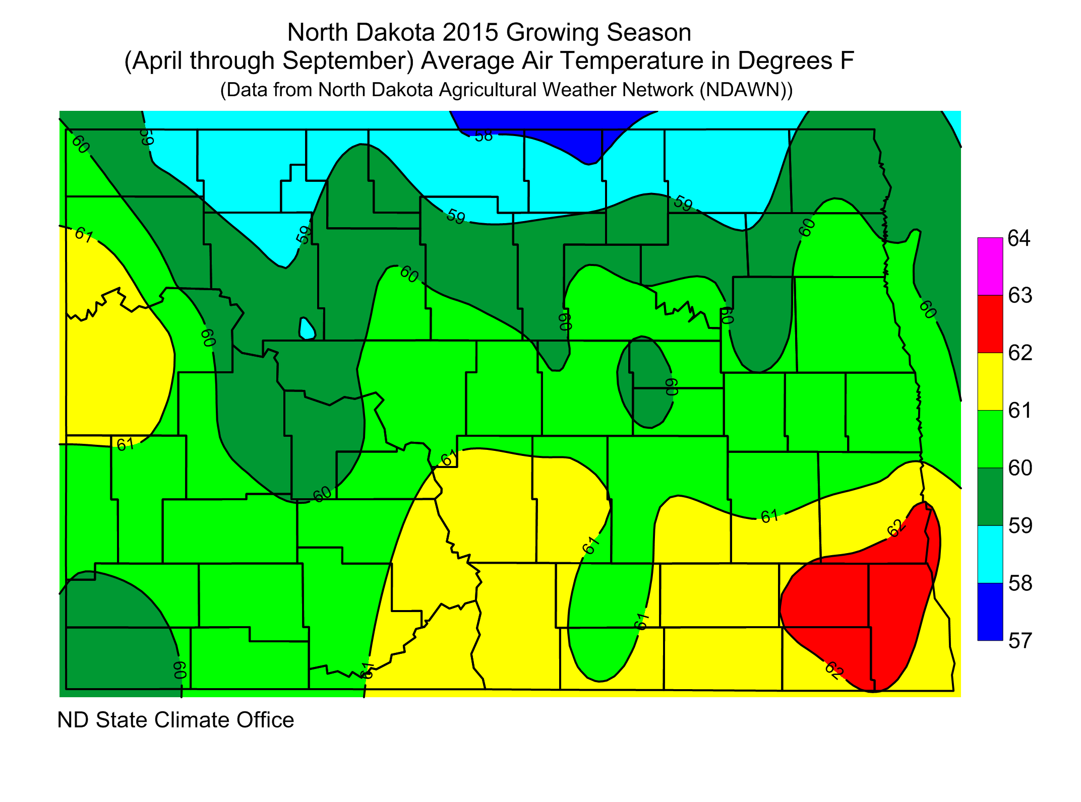 2015 North Dakota State Climate Office NDSU