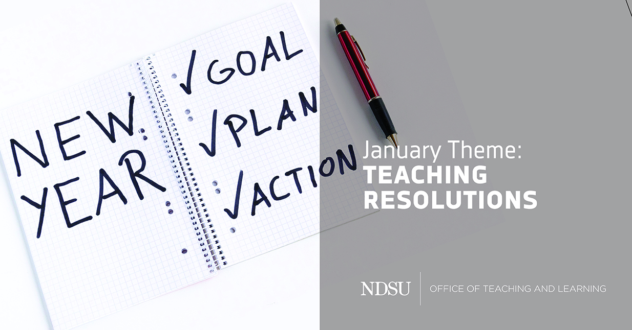 January Theme: Teaching Resolutions