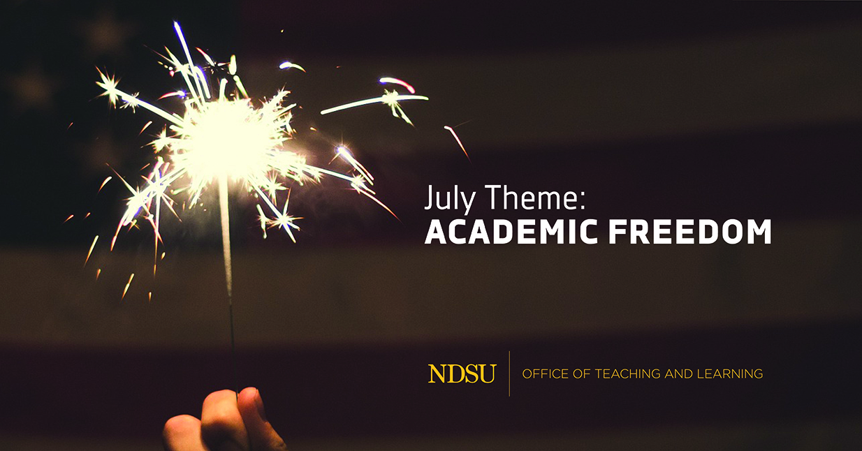 July Theme: Academic Freedom