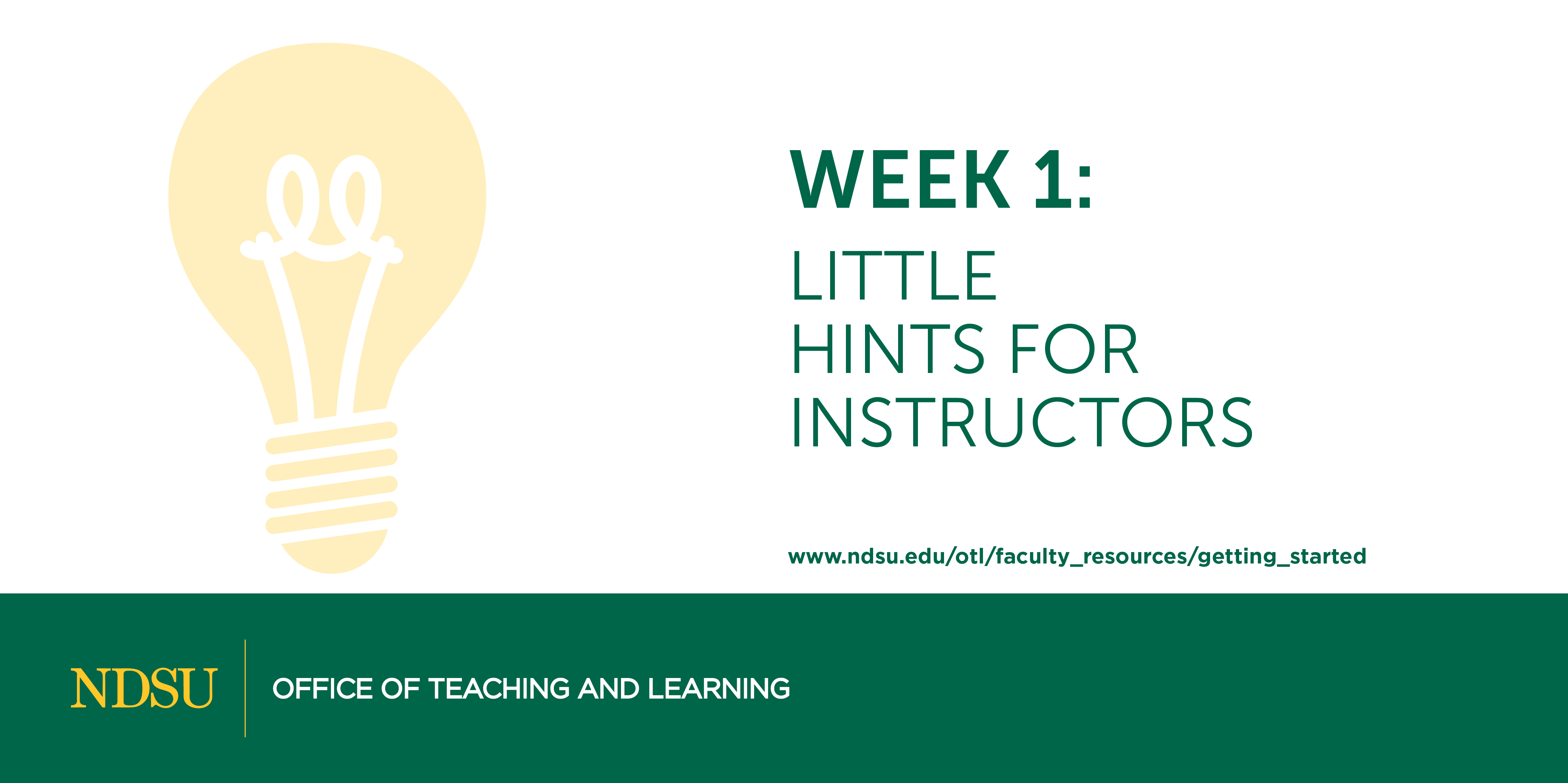 Week 16 Little Hints for Instructors