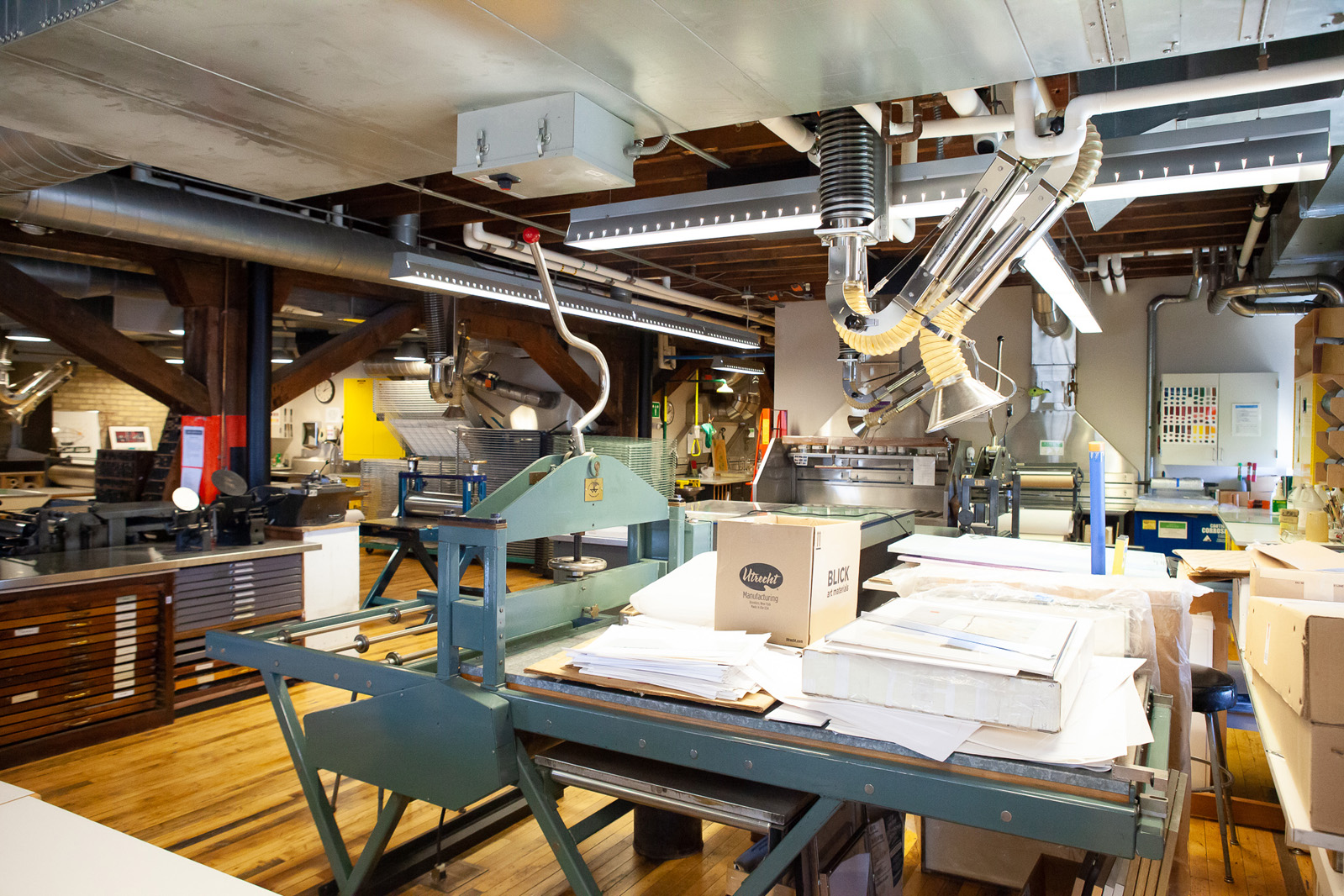 Printmaking Studio Visual Arts NDSU