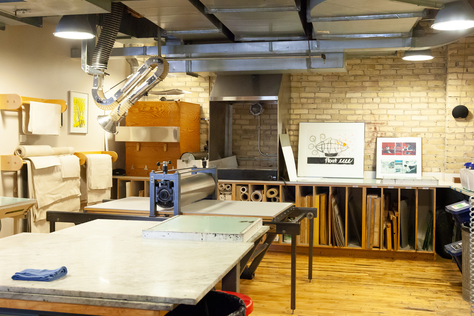 Printmaking Studio Visual Arts NDSU