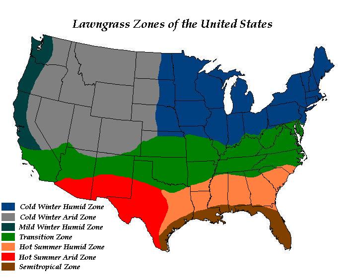 US Grass Map