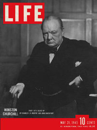 Karsh's photo of Churchill.